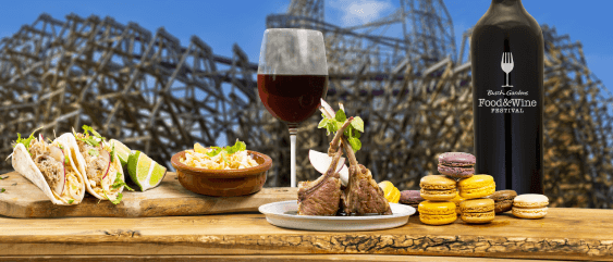 Assortment of Food & Wine Festival dishes