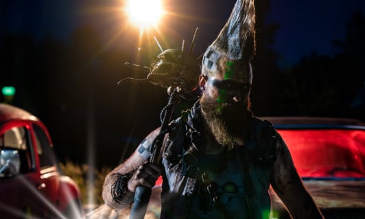 Big Ed's Demolition Derby an all-new scare zone at Busch Gardens Tampa Bay Howl-O-Scream.