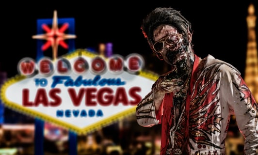 Sin City Zombies an all-new scare zone at Busch Gardens Tampa Bay Howl-O-Scream.