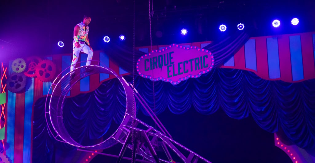 Cirque Electric Show at Busch Gardens Tampa Bay.