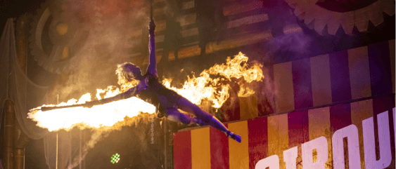 Cirque X-Scream at Busch Gardens Tampa