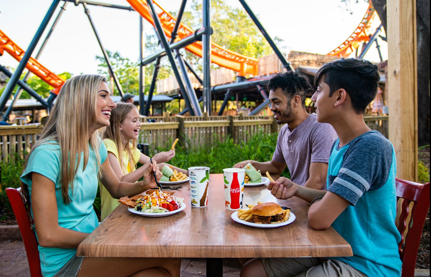 Eat for Free with Busch Gardens Tampa Bay's Vacation Packages.