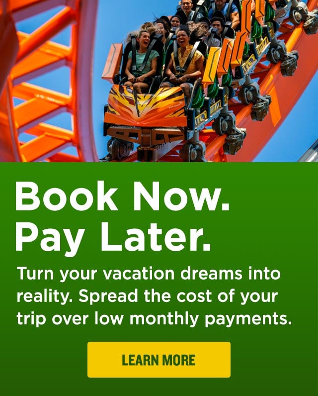 Book a vacation package with low monthly payments using Uplift.