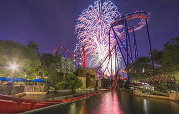Fourth of July Fireworks at Busch Gardens Tampa Bay