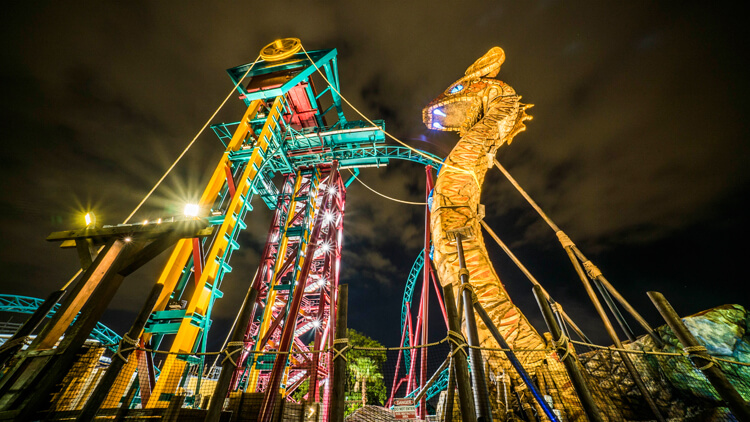 Ride Cobra's Curse at Busch Gardens Tampa Bay