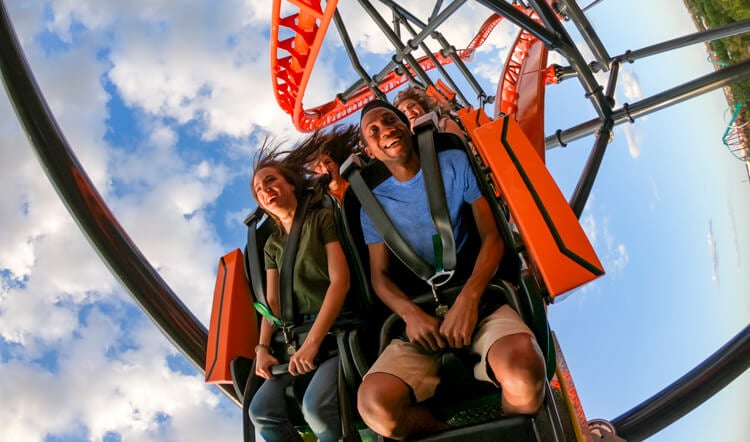 Guests taking on Tigris at Busch Gardens Tampa Bay