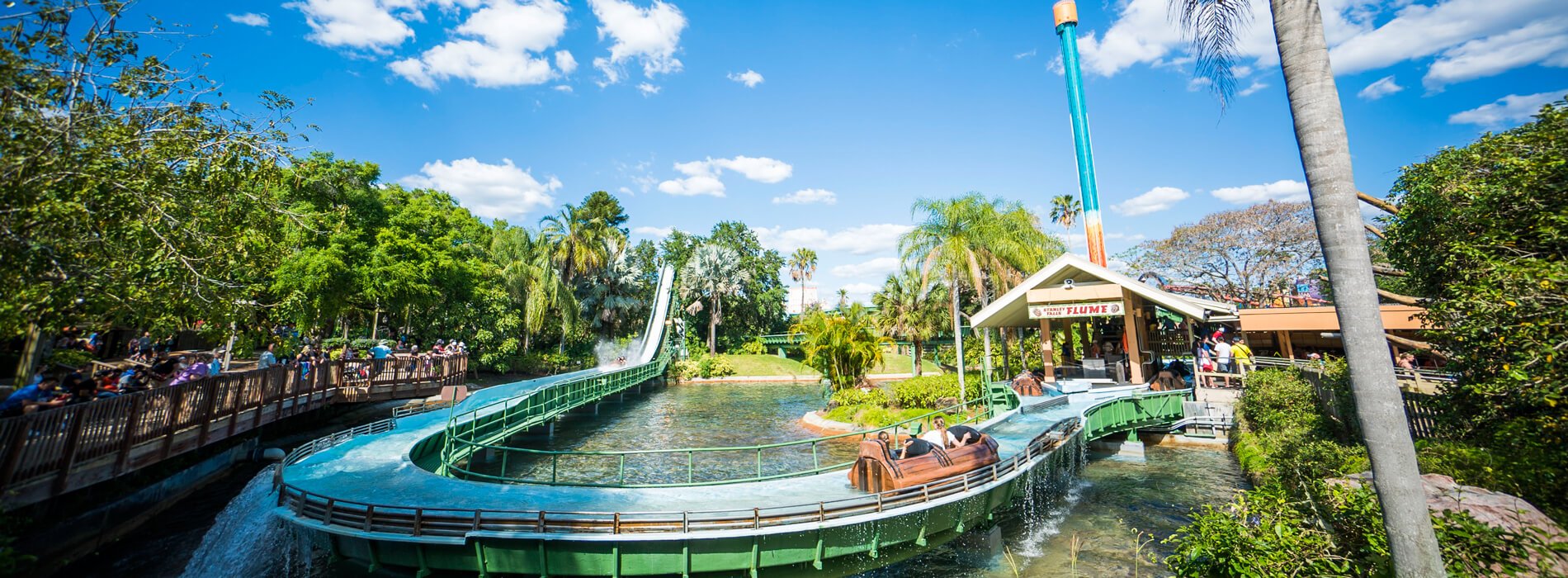 Ride Stanley Falls at Busch Gardens Tampa Bay