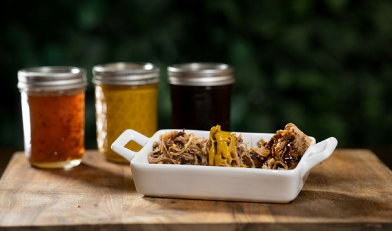 Pulled pork trio