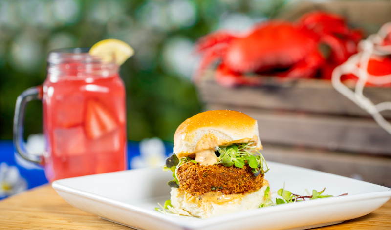 Chesapeake-style Crab Cake Slider from Virginia
