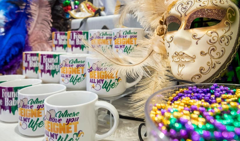 Mardi Gras Merchandise at Busch Gardens Williamsburg