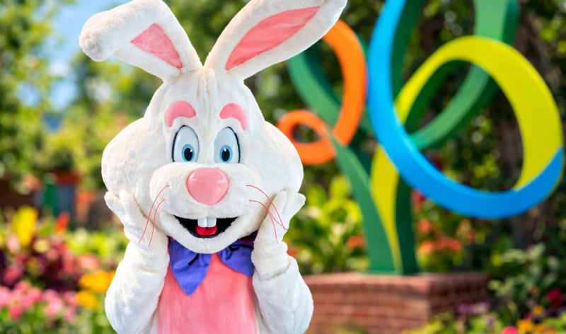Easter Bunny at Busch Gardens Williamsburg