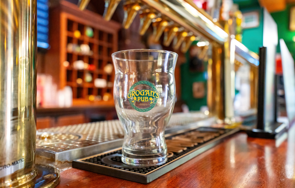 Pint Clubs glass at Busch Gardens Williamsburg