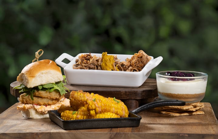 Food offerings at Pigs in a Kilt