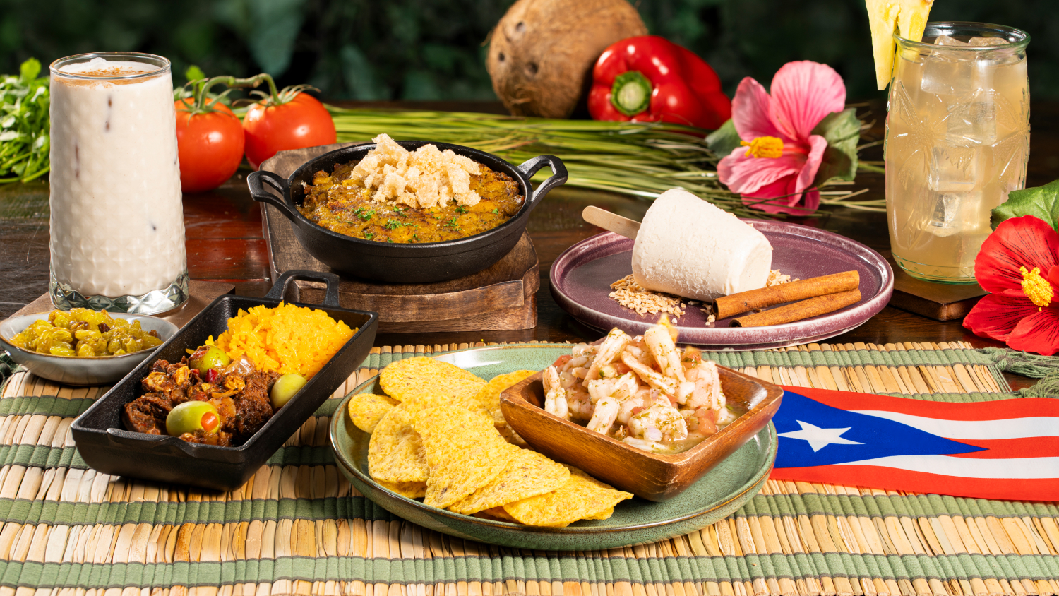 Puerto Rican food offerings