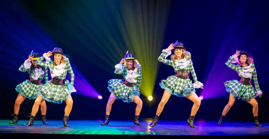 Performers during Carnaval Imaginique at Busch Gardens Williamsburg Mardi Gras.