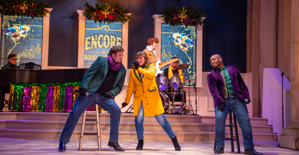 Mardi Gras stage performers