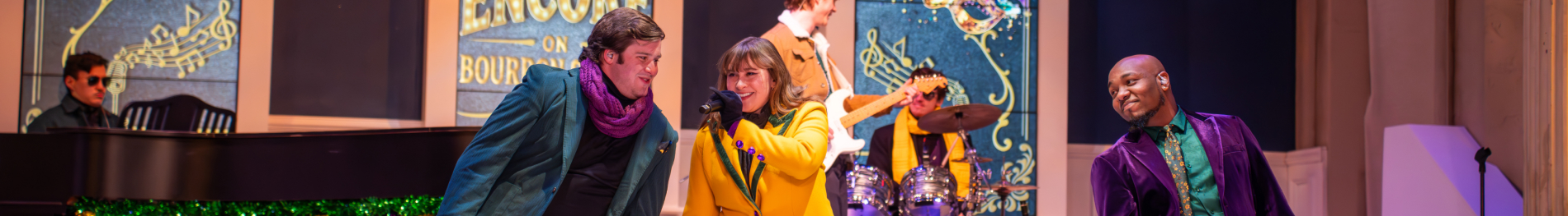 Mardi Gras stage performers