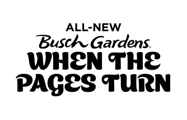 All-New Busch Gardens When the Pages Turn logo