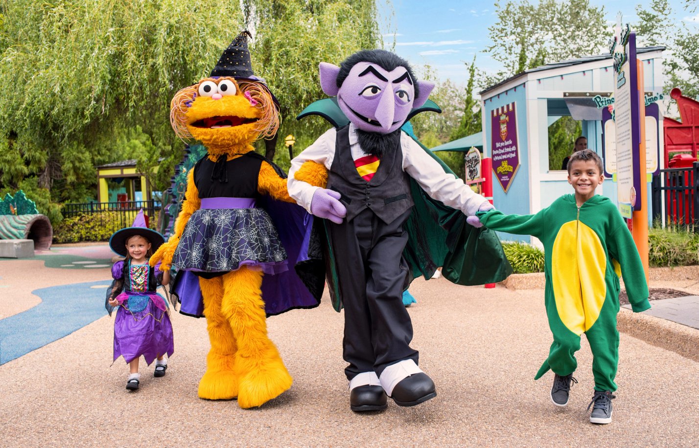 Sesame Street Halloween Costume Parade