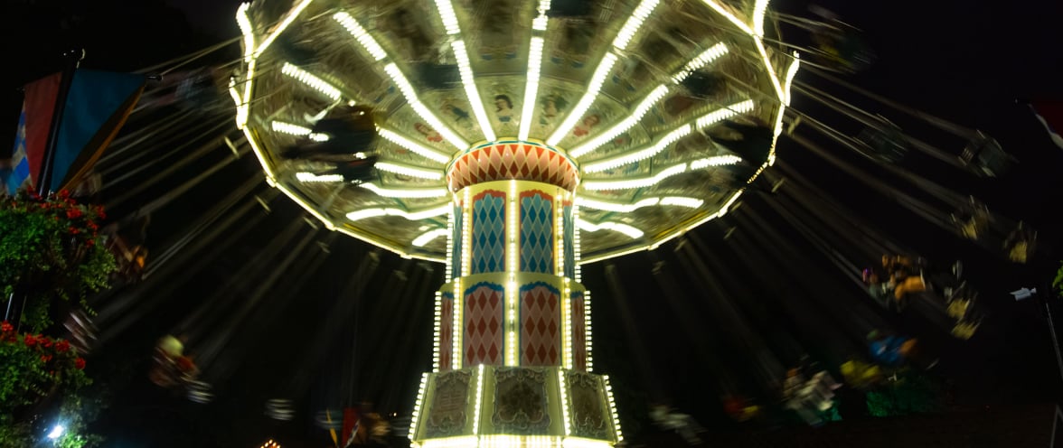 Der Wirbelwind at night
