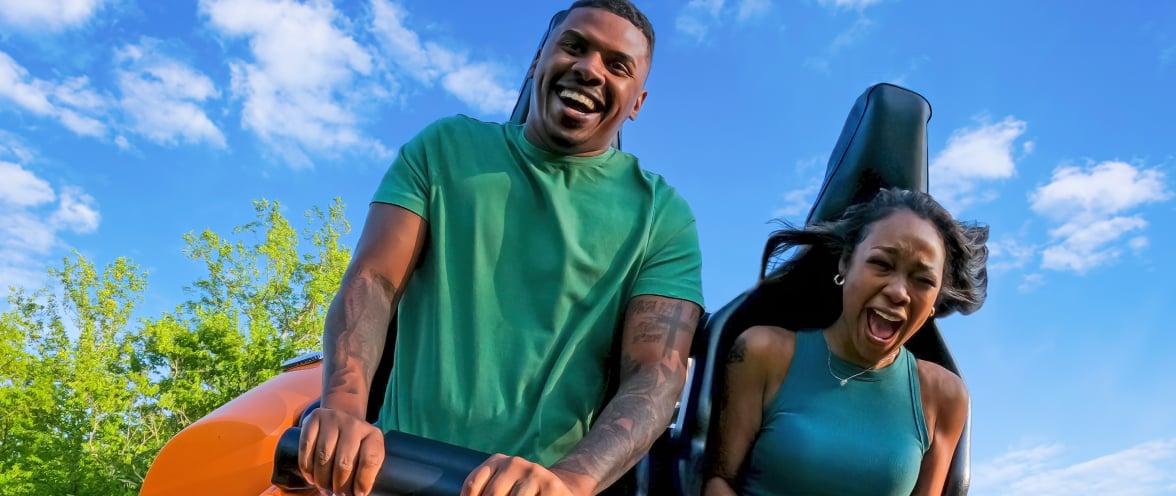 Two people riding Verbolten