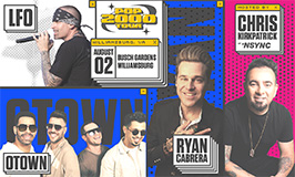 Pop 2000 Tour with Chris Kirkpatrick of *NSYNC, O-Town, Ryan Cabrera & LFO