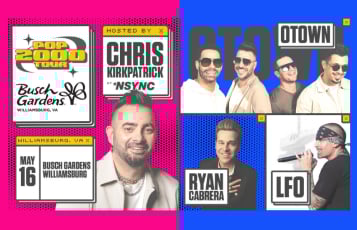 Pop 2000 Tour with Chris Kirkpatrick of *NSYNC, O-Town, Ryan Cabrera & LFO