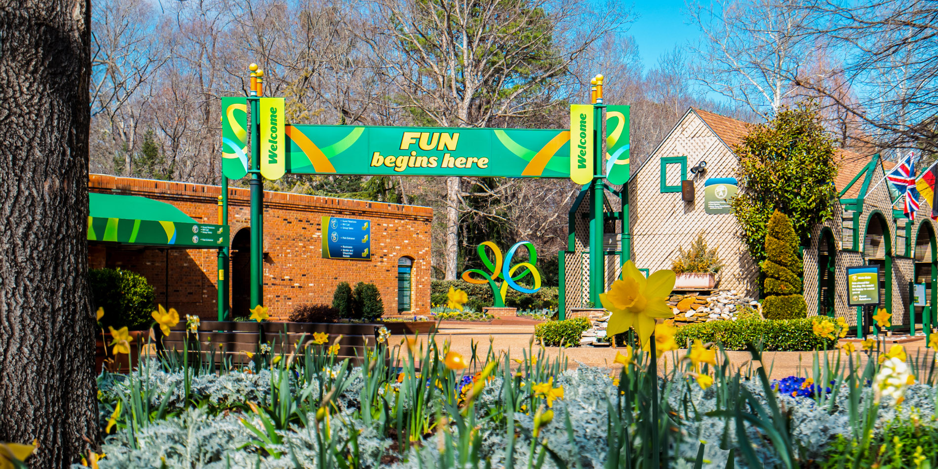Busch Gardens Williamsburg Park Entrance