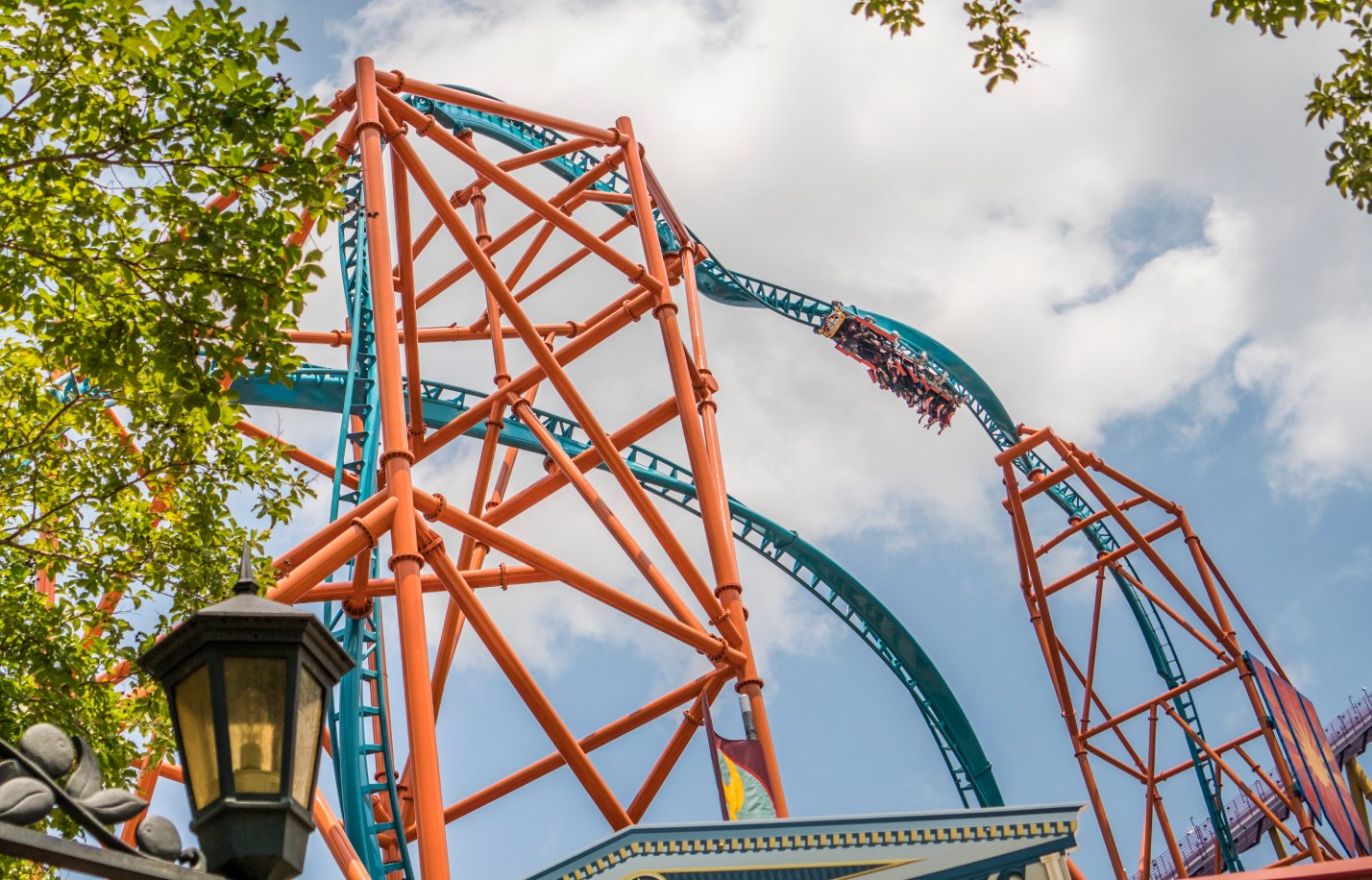 Tempesto available for members during Early Ride time during the Member Appreciation Weekend at Busch Gardens Williamsburg.