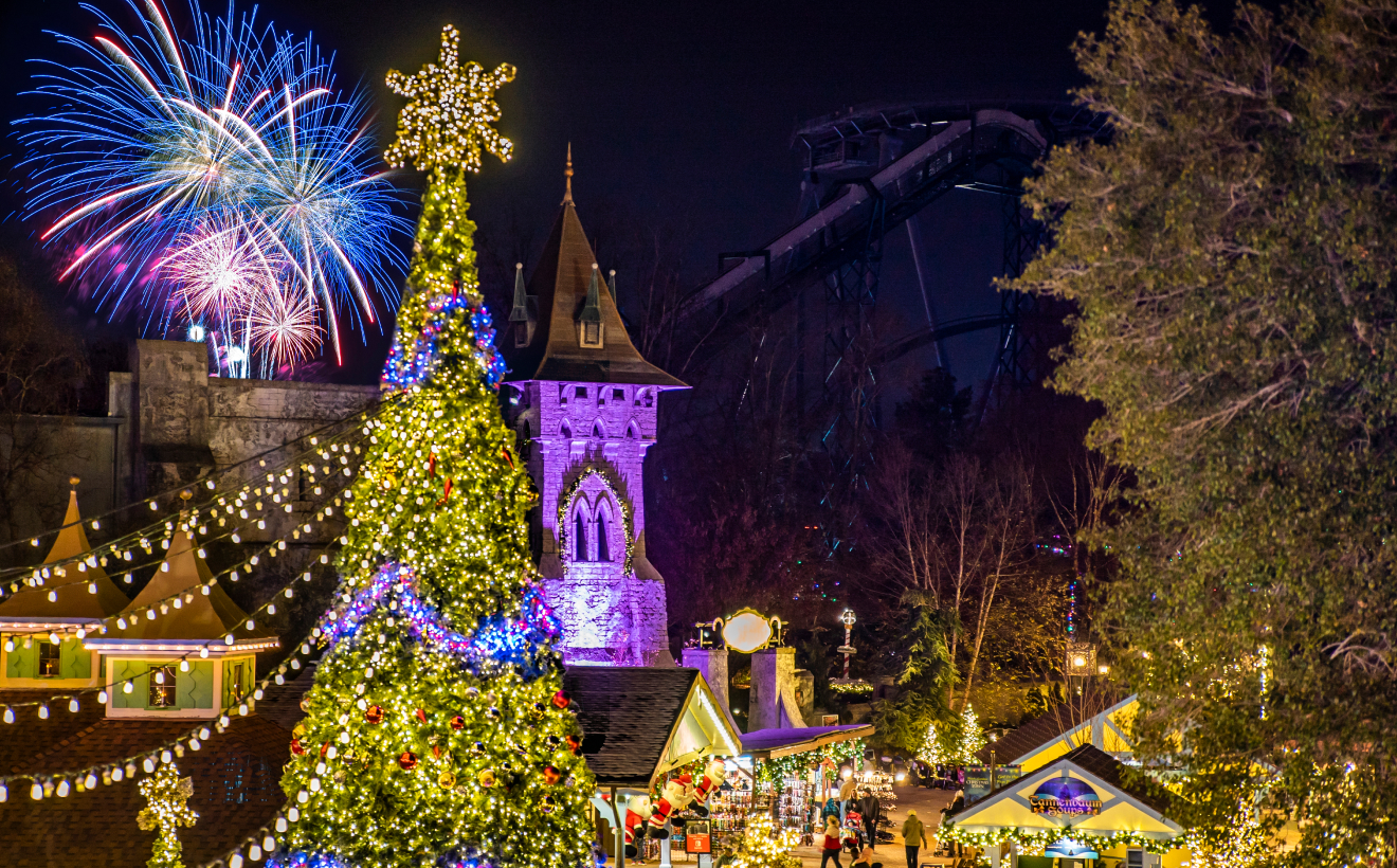 New Years Eve Fireworks at Busch Gardens Williamsburg