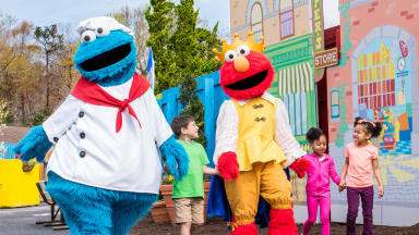 Busch Gardens Williamsburg Sesame Kids Weekend