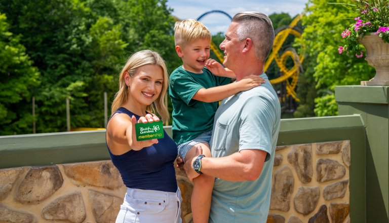 Family with Membership at Busch Gardens Williamsburg