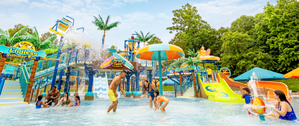 High Tide Harbor water play structure
