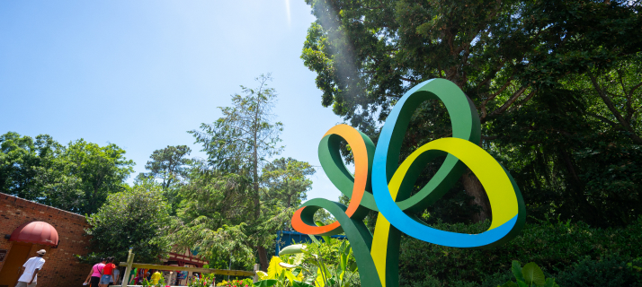 BGW Park logo; directions banner.