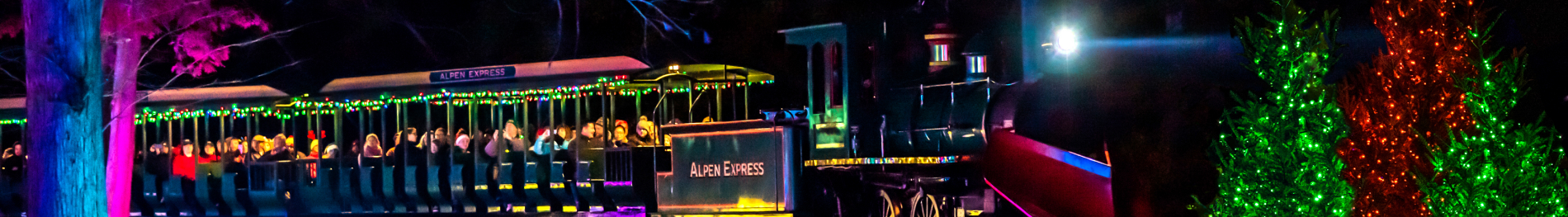 Christmas Town Express at Busch Gardens Williamsburg