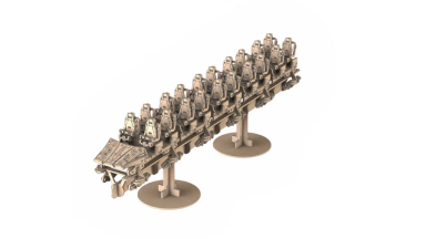 Coaster wooden model