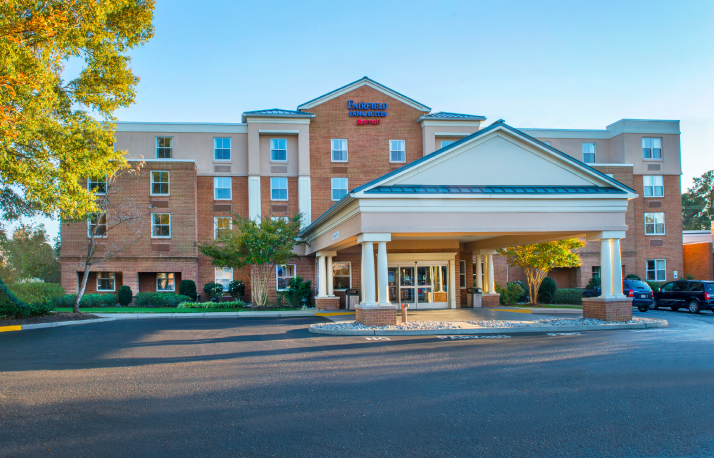 The outside of Fairfield Inn & Suites by Marriott Williamsburg