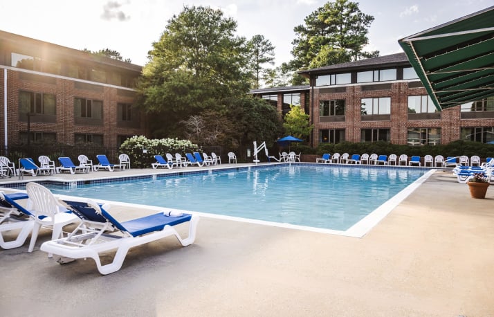 Colonial Williamsburg Woodlands pool
