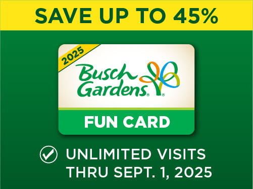 Busch Gardens Williamsburg Fun Card