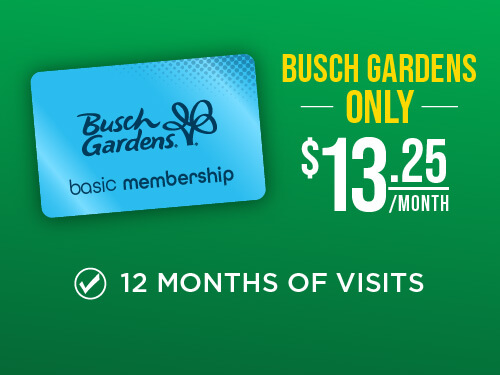 Buy Membership Plans | Busch Gardens Williamsburg