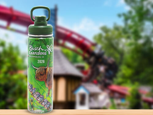 Busch Gardens & Water Country USA 2026 Drink All-Season Souvenir Bottle