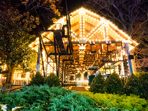 Busch Gardens Williamsburg Christmas Town Skyride 1-Time Quick Queue
