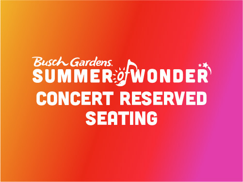Busch Gardens Williamsburg Summer of Wonder Concerts