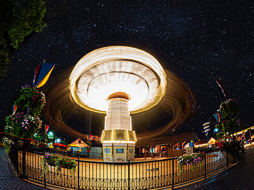 Busch Gardens Williamsburg Coasters After Dark