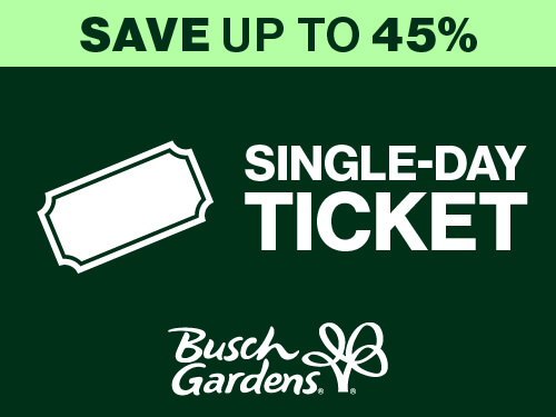 Busch Gardens Williamsburg Single-Day Ticket