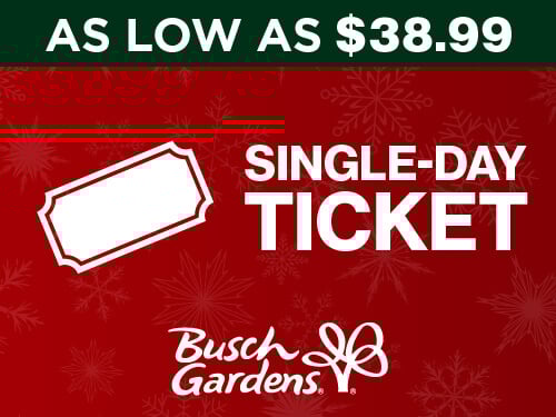 Busch Gardens Williamsburg Christmas Town Single-Day Ticket