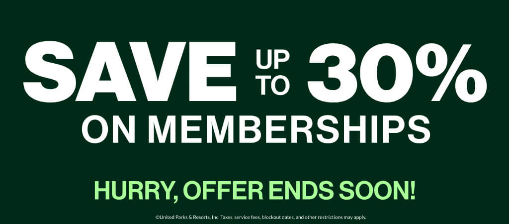 Save up to 30% on Memberships