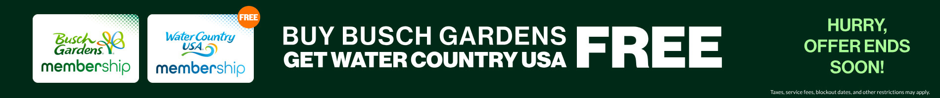 Buy Busch Gardens Get Water Country USA FREE
