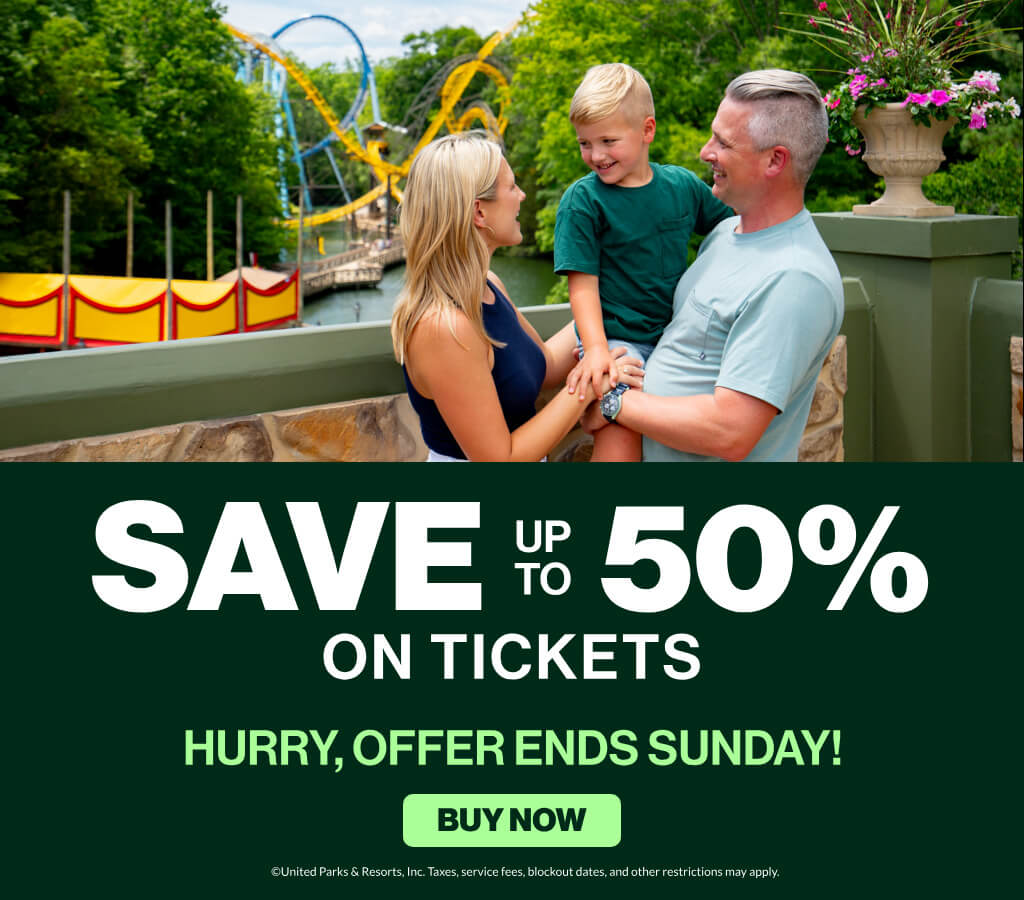 Save up to 50% on Tickets