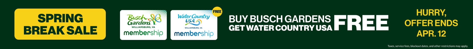 Buy Busch Gardens Get Water Country USA FREE